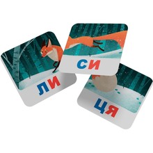 Розумні картки КРИСТАЛ БУК Читаємо за складами 30 шт (9786175475621)