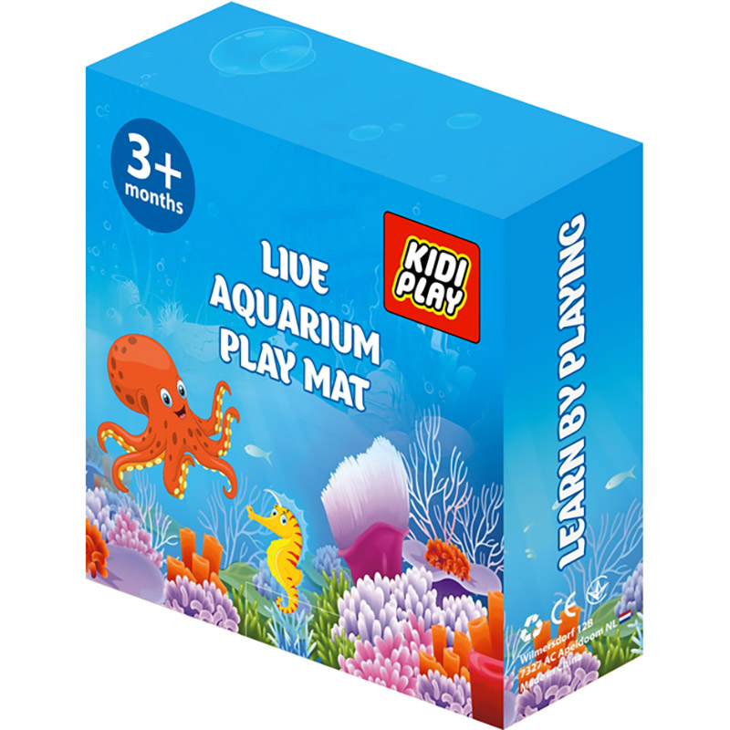 Килимок для розвитку KIDIPLAY Dolphin Blue (KPLYDLPNB) Вид тварини дельфіни