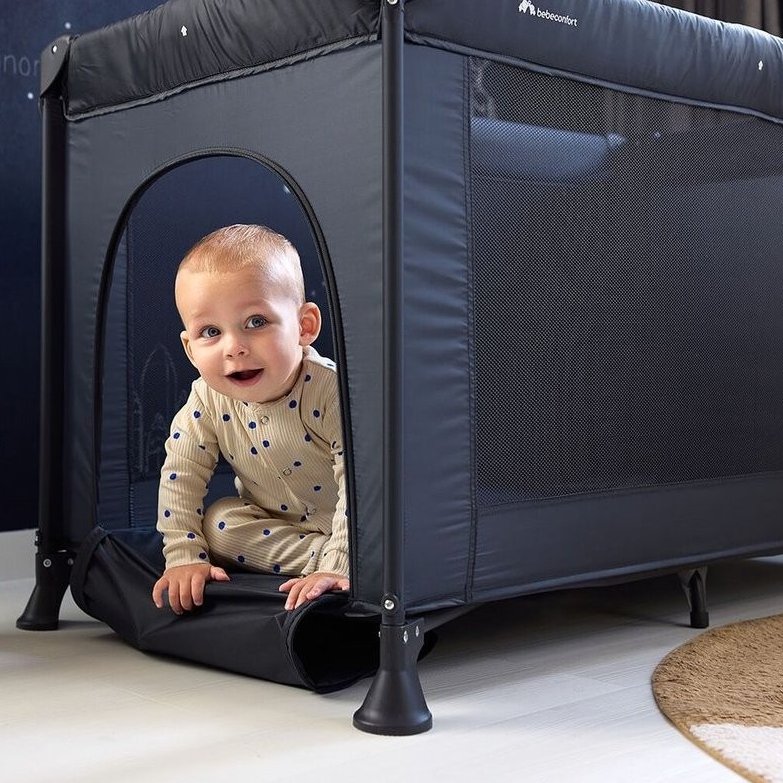 Заказать Манеж-кроватка BEBE CONFORT Sweet Dreams Navy Blue (2138555210)