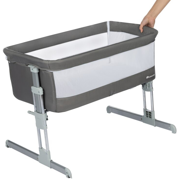 Зовнішній вигляд Ліжечко приставне BEBE CONFORT Calidoo Tinted Gray (2105077210)