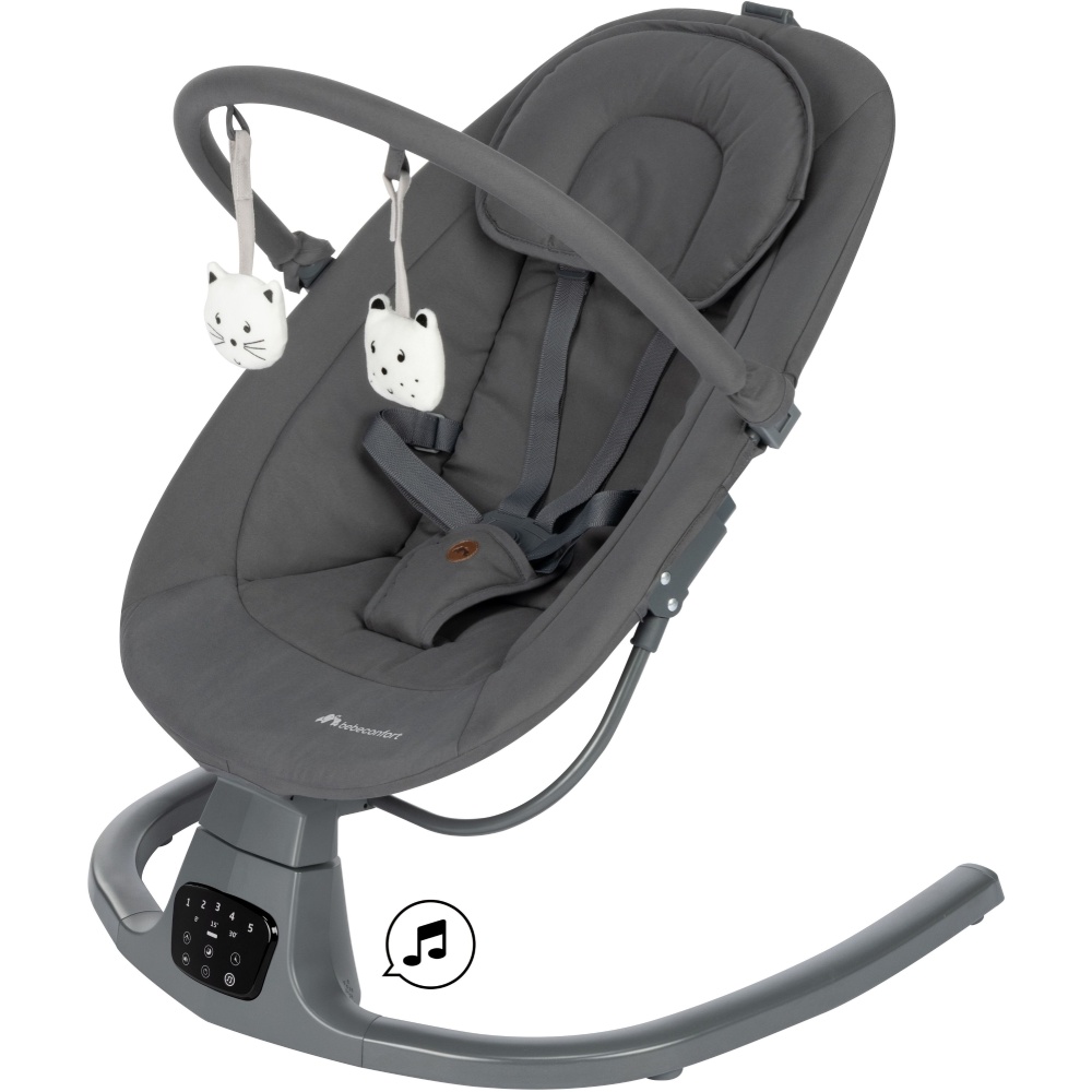 Кресло-качалка BEBE CONFORT MELILO Mineral Graphite (2697153210) Особенности музыкальное сопровождение