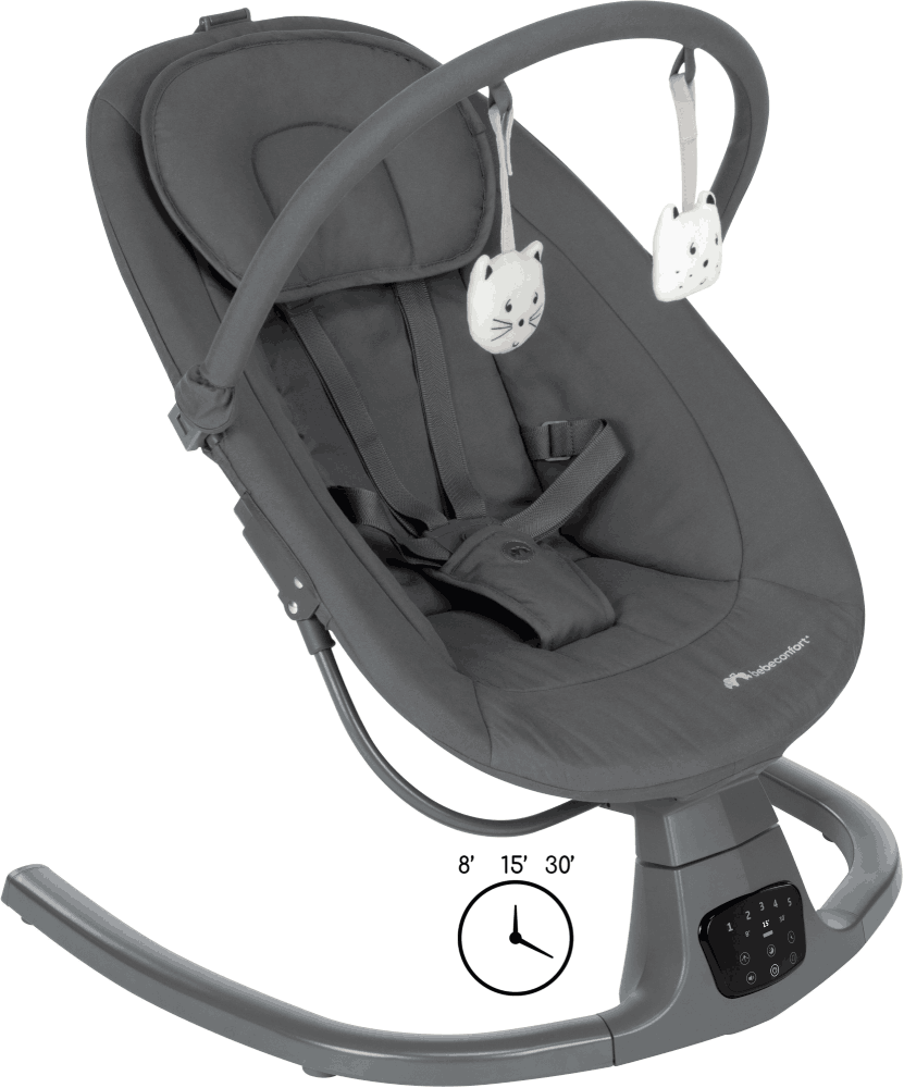 Кресло-качалка BEBE CONFORT MELILO Mineral Graphite (2697153210) Товары для малышей кресло-качалка