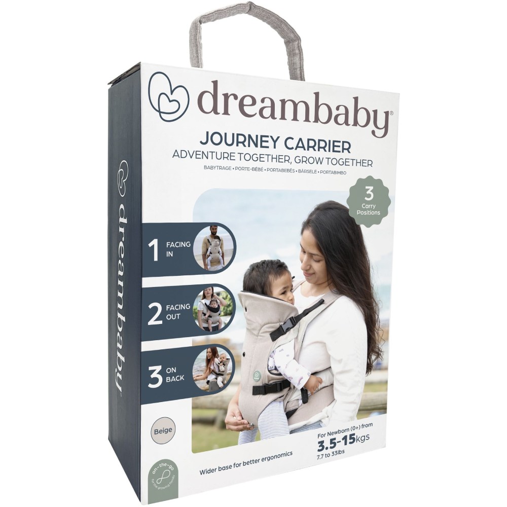 Рюкзак-кенгуру DREAMBABY Journey Beige (G2204) Для кого універсально