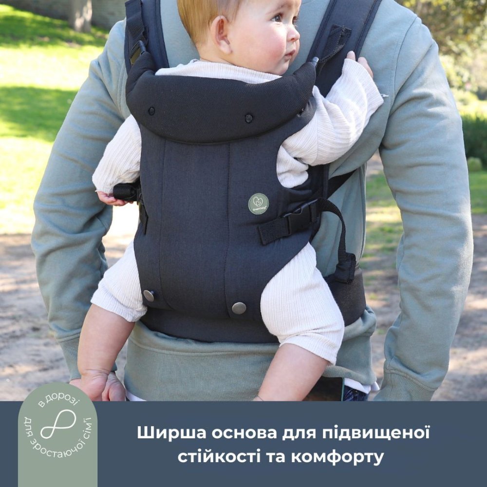 Фото Рюкзак-кенгуру DREAMBABY Journey Black (G2205)