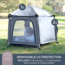 Манеж DREAMBABY Adventure Blue/Grey (G9510)