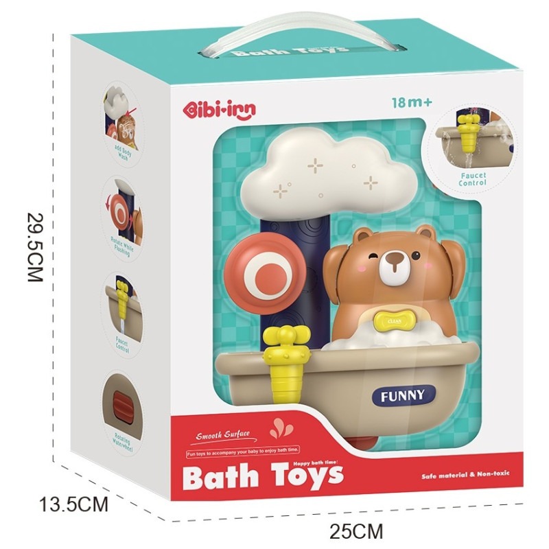 Іграшка для ванної кімнати Baby BIBI-INN (688-45) Вид тварини медведі