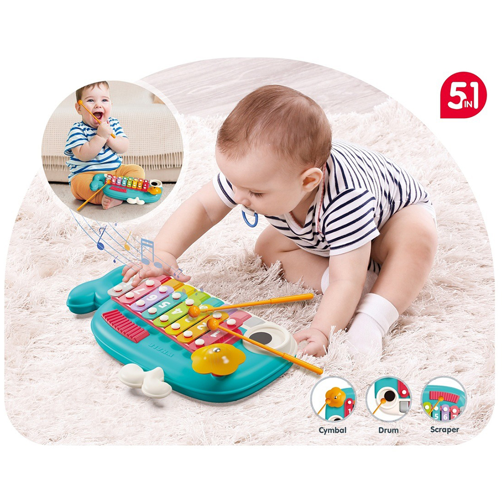 Ксилофон Baby BIBI-INN (6223) Іграшки з підсвічуванням, звуком ксилофон