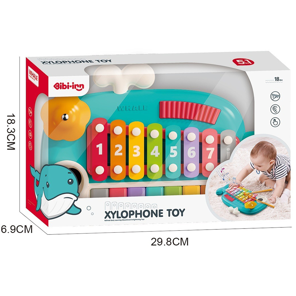 Ксилофон Baby BIBI-INN (6223) Вид тварини кити