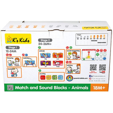 Кубики Baby K’S KIDS Тварини (KA10755-GB)