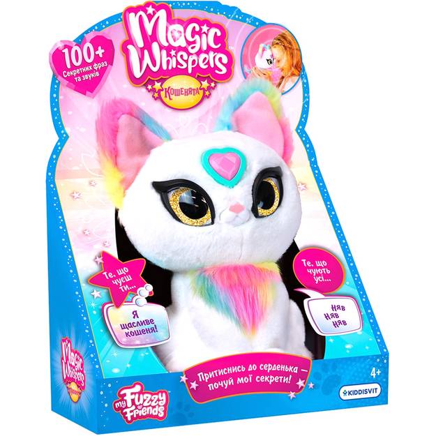 Интерактивная игрушка MY FUZZY FRIENDS Magic Whispers Котенок Луна (18603)
