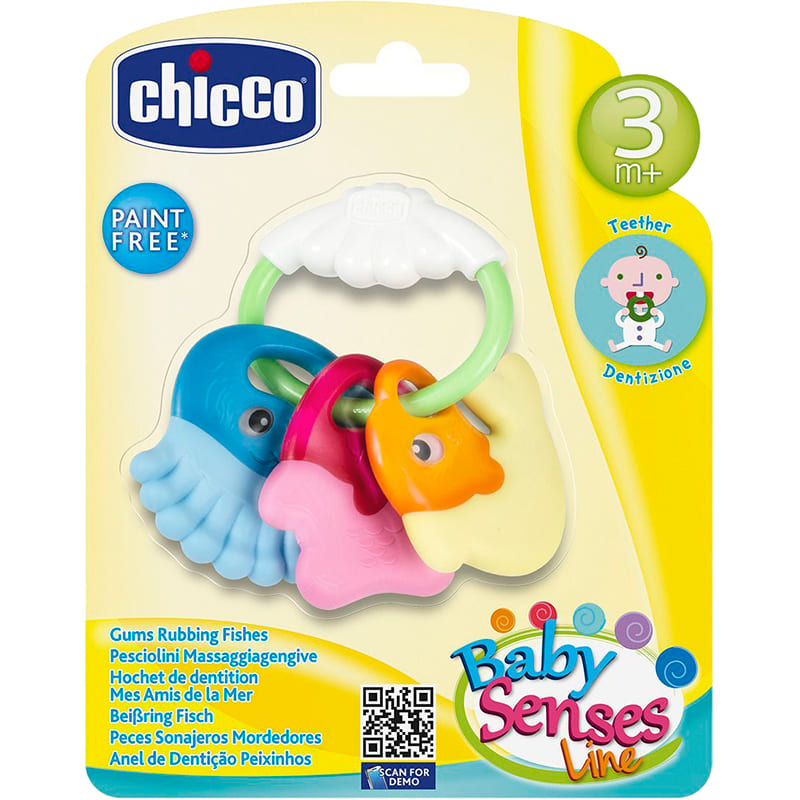 Прорезыватель CHICCO Рыбки (05956.00) Прорезыватель CHICCO Рыбки (05956.00) Возраст от 3 месяцев