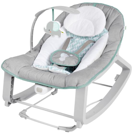 Крісло-гойдалка Ingenuit Keep Cozy 3 в 1 Grey (12428)