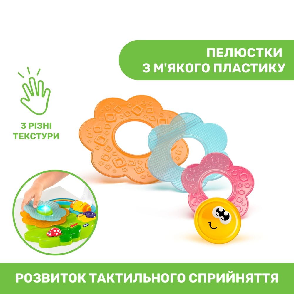 Развивающая игрушка CHICCO Sensory Flower (10156.00) Фото Развивающая игрушка CHICCO Sensory Flower (10156.00)