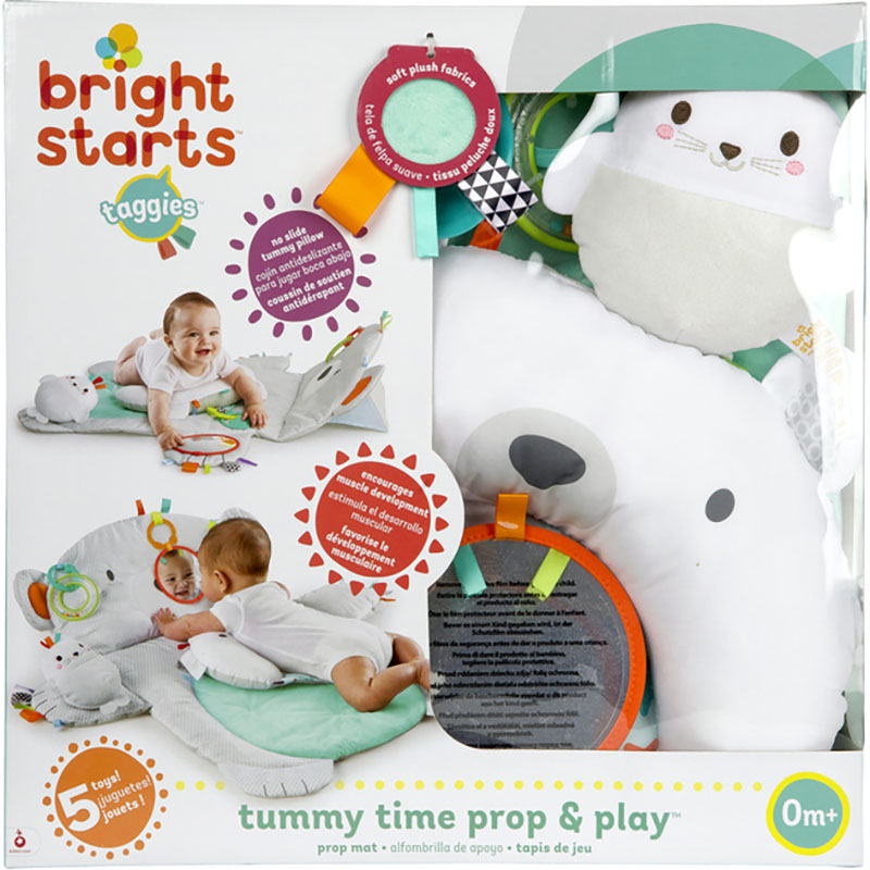 Килимок для розвитку BRIGHT STARTS Tummy Time Prop Play (10841) Зображення Килимок для розвитку BRIGHT STARTS Tummy Time Prop Play (10841)