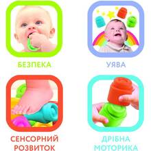 Развивающая игрушка CLEMENTONI Sensory Ball Soft Clemmy (17689) Развивающая игрушка CLEMENTONI Sensory Ball Soft Clemmy (17689)