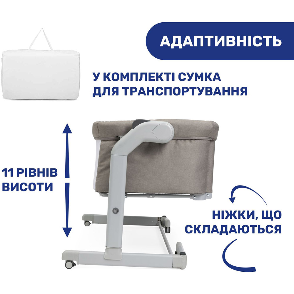 Кроватка Chicco Evo Next2Me Magic Beige (87041.25) Кроватка Chicco Evo Next2Me Magic Beige (87041.25) Товары для малышей кроватка