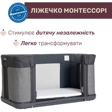 Ліжечко CHICCO Next2Me Forever 3 в 1 Dark Grey (79650.27) Ліжечко CHICCO Next2Me Forever 3 в 1 Dark Grey (79650.27)