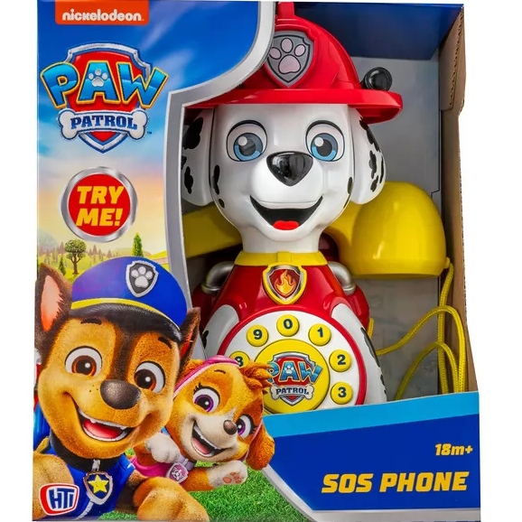Игрушка-каталка PAW PATROL Маршалл Экстренный вызов (1500104) Особенности музыкальное сопровождение