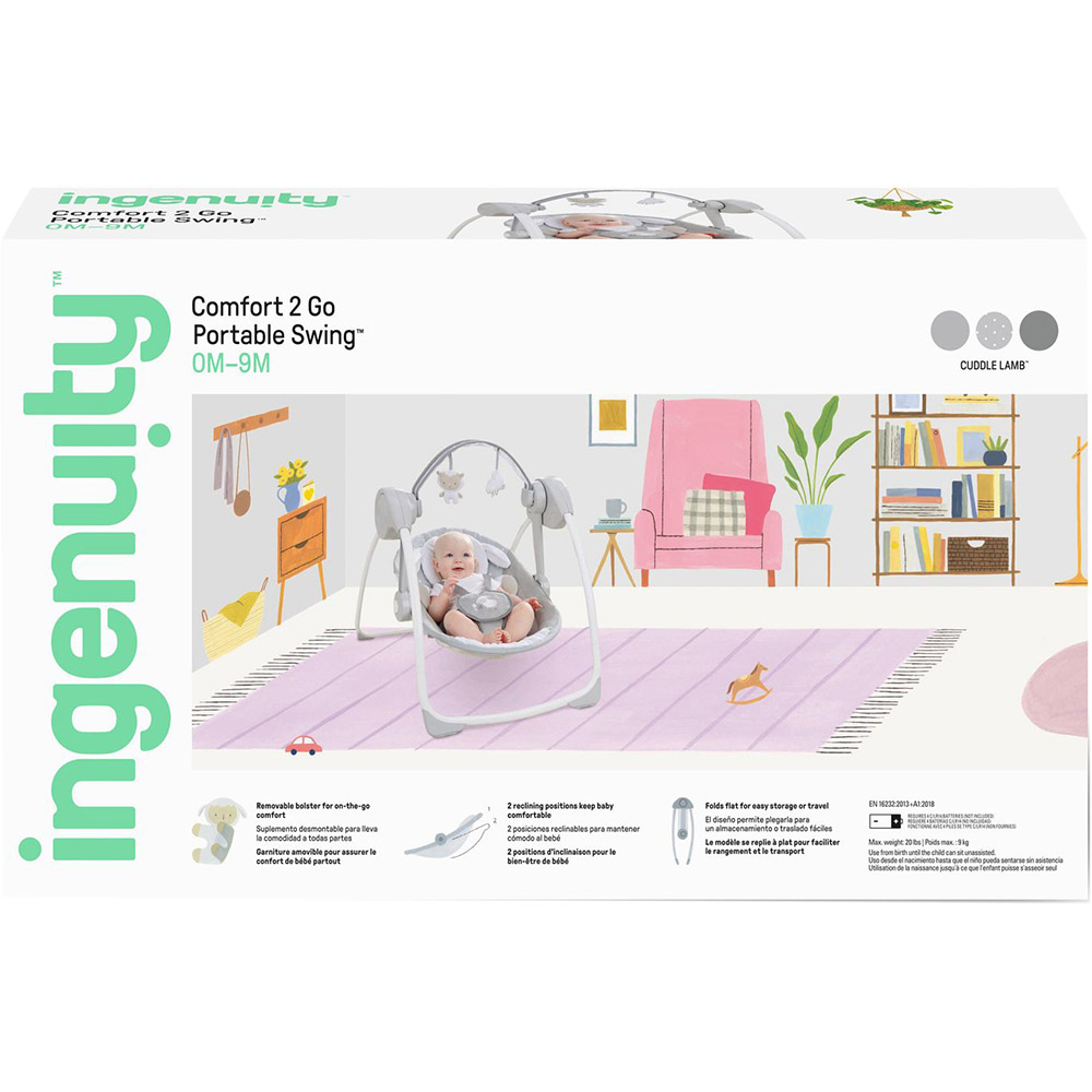 В интернет магазине Кресло-качалка Ingenuity Comfort 2 Go - Cuddle Lamb (12184)