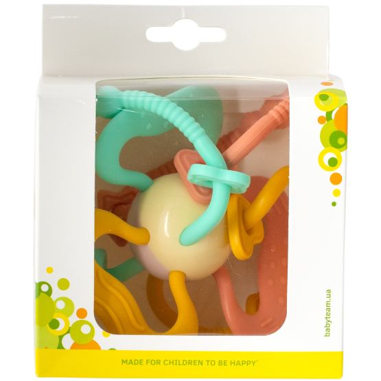 Брязкальце-гризун BABY TEAM Розвивайка (4040) Розвиваючі іграшки, центри, крісла брязкальце-гризун