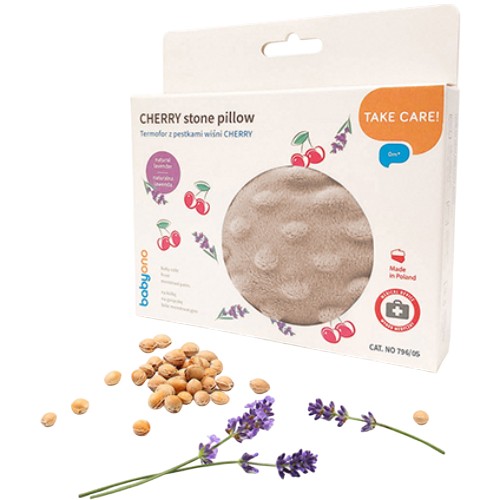 Грелка BABYONO з кісточок вишні та ароматом лаванди Beige (796/05) Товари для малюків грілка