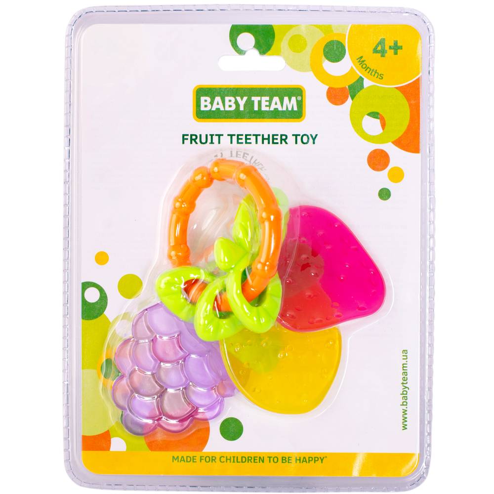 Брязкальце-гризун Baby Team Фрукти (8470) Вік від 4 місяців