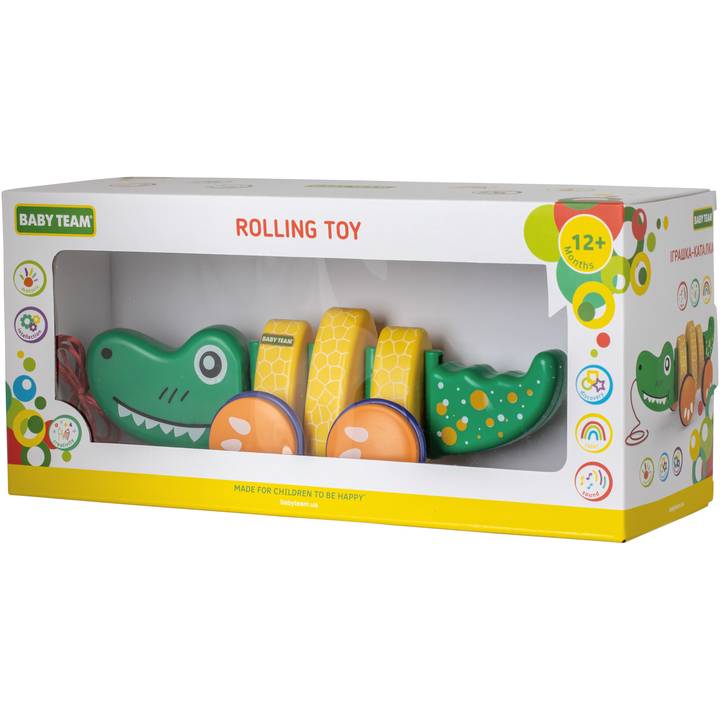 Іграшка-каталка Baby Team Крокодил (8664) Вид тварини крокодили