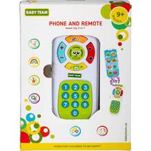 Интерактивная игрушка Baby Team 2 в 1 Телефон и пульт (8652)
