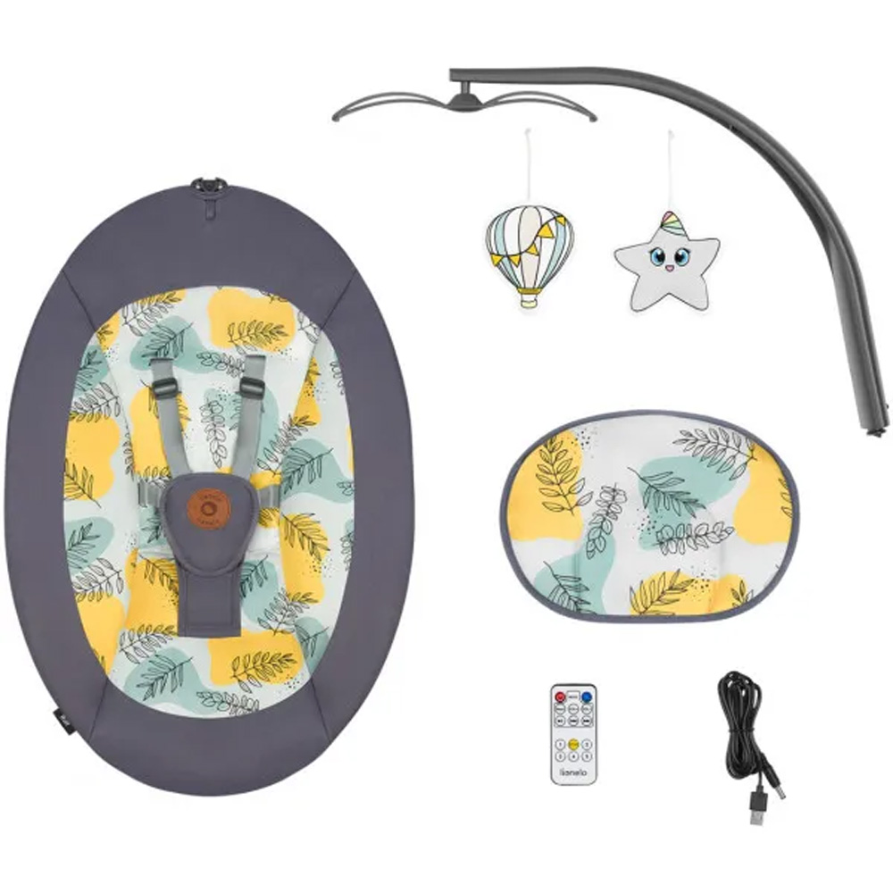 Крісло-гойдалка LIONELO RALF GREY CONCRETE Особливості світлові ефекти