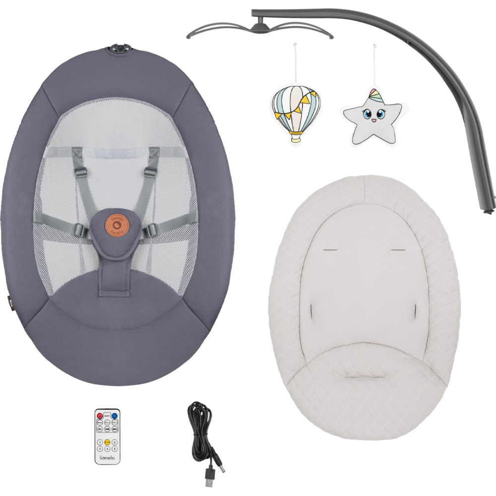 Фото Кресло-качалка LIONELO RINA GREY CONCRETE