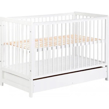 Ліжечко KLUPS Timi White/Pine (TIMI3)