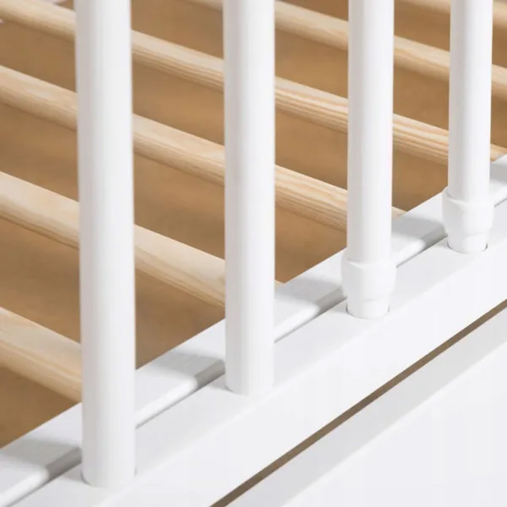 Ліжечко KLUPS Timi White/Pine (TIMI3) Товари для малюків ліжечко