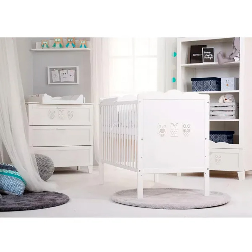 Ліжечко KLUPS Marsell White (MARSELL3) Товари для малюків ліжечко