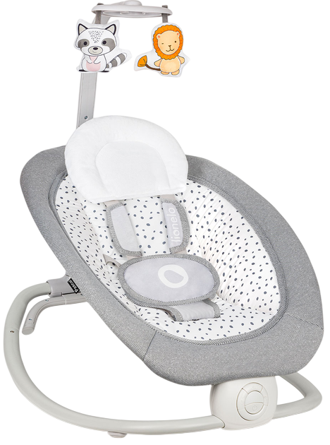 Крісло-гойдалка LIONELO Pascal Grey Dove (LO-PASCAL GREY DOVE) Вік від народження