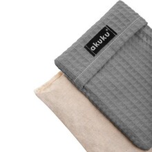 Грелка AKUKU з вишневими кісточками Gray (A0635)