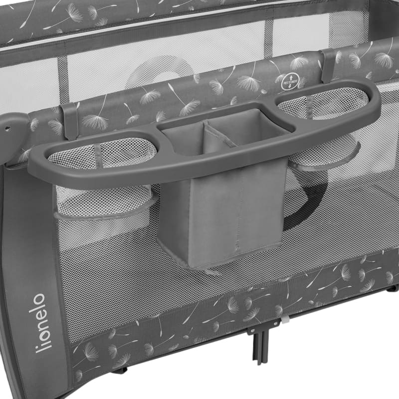 Зображення Манеж-ліжечко LIONELO Sven Plus Grey Concrete Grey (LO-SVEN PLUS GREY CONCRETE)