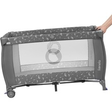 Манеж-ліжечко LIONELO Sven Plus Grey Concrete Grey (LO-SVEN PLUS GREY CONCRETE)