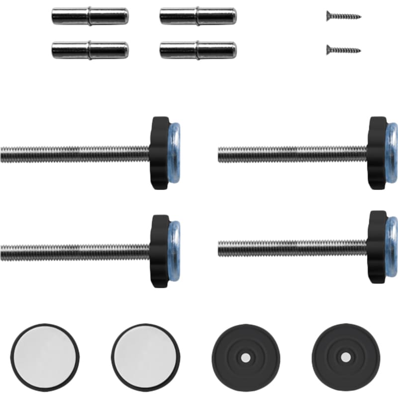 Дверной барьер LIONELO Truus Slim Black Carbon Natural (LO-TRUUS SLIM BLACK CARBON NATURAL) Материал пластик