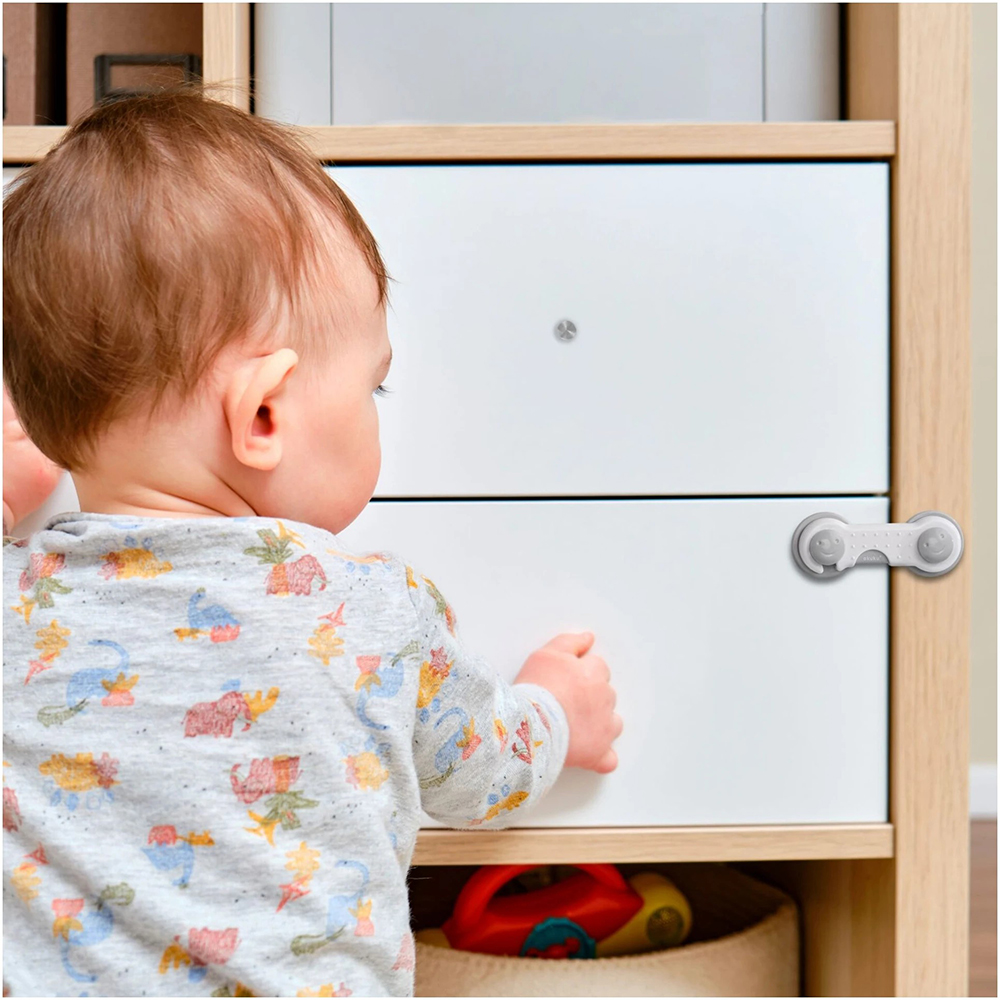 Замок-блокиратор AKUKU 2 шт Grey (A0649) Материал пластик