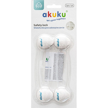 Замок-блокатор AKUKU 2 шт 16 см White (A0650)