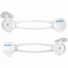 Замок-блокатор AKUKU 2 шт 16 см White (A0650)