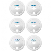 Заглушки AKUKU для розетки 6 шт White (A0651)