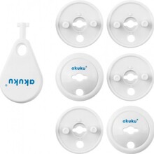 Заглушки AKUKU для розетки 6 шт White (A0651)