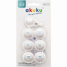 Заглушки AKUKU для розетки 6 шт White (A0651)