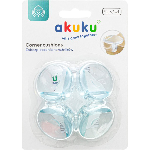Накладки на углы AKUKU 4 шт (A0653) Товары для малышей накладки на углы
