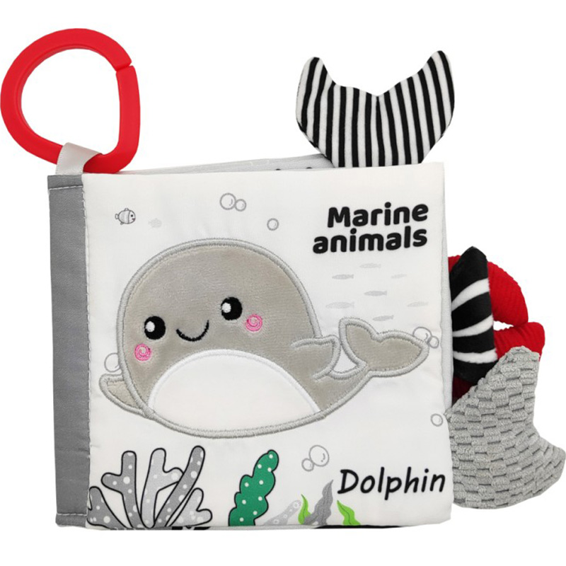 Сенсорна книга AKUKU Морські тварини (A0480) Вік від народження