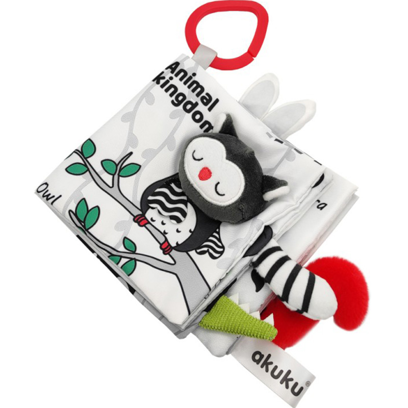 Сенсорна книга AKUKU Царство тварин (A0481) Вік від народження