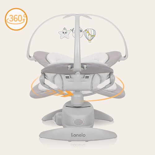 Огляд Крісло-гойдалка LIONELO MELL Grey Stone (LO-MELL GREY STONE)