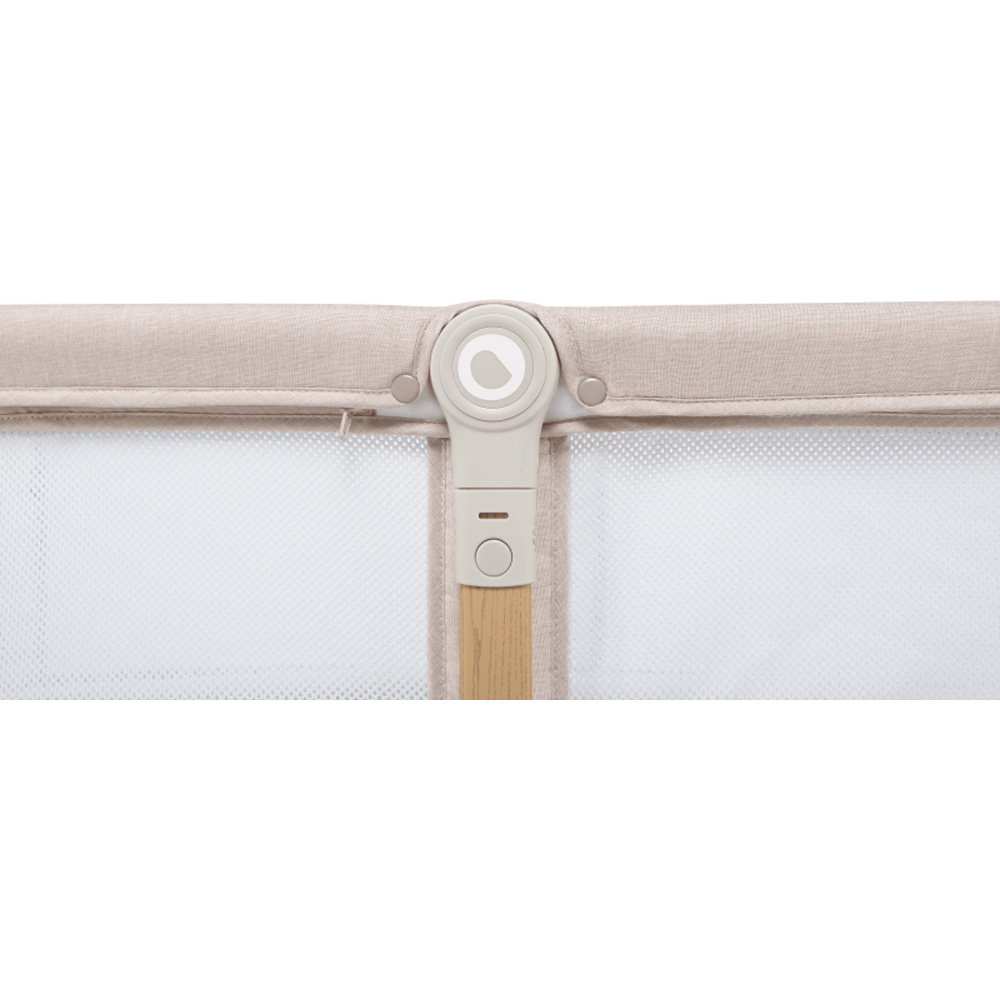 Ліжечко LIONELO MALIN EVO BEIGE NATURAL Матеріал метал