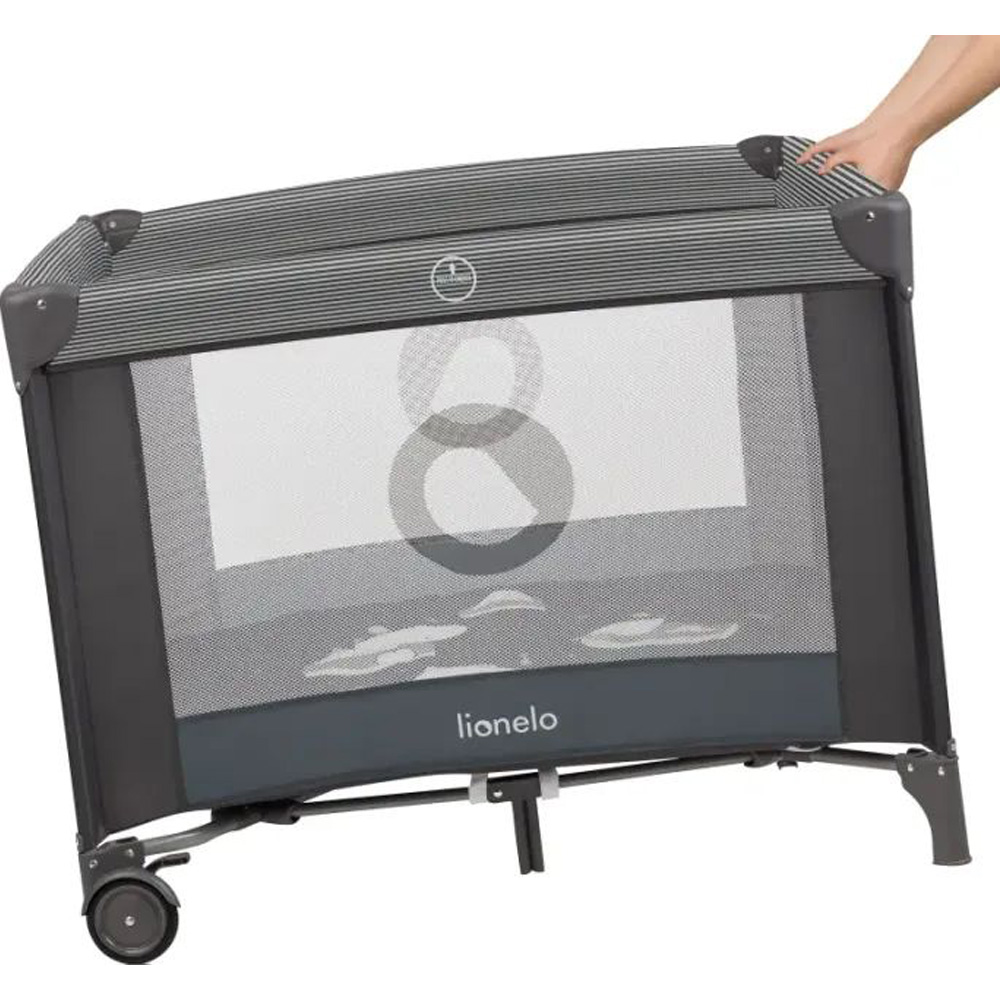 Внешний вид Манеж LIONELO Bonnie Grey Scandi